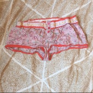 Free people pajama shorts